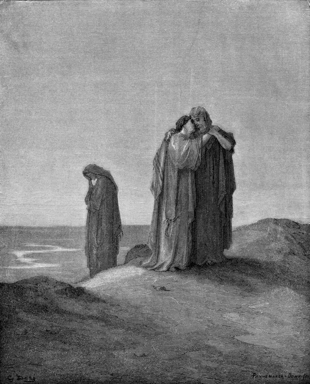 Noomi og hendes svigerdøtre af Gustave Dore