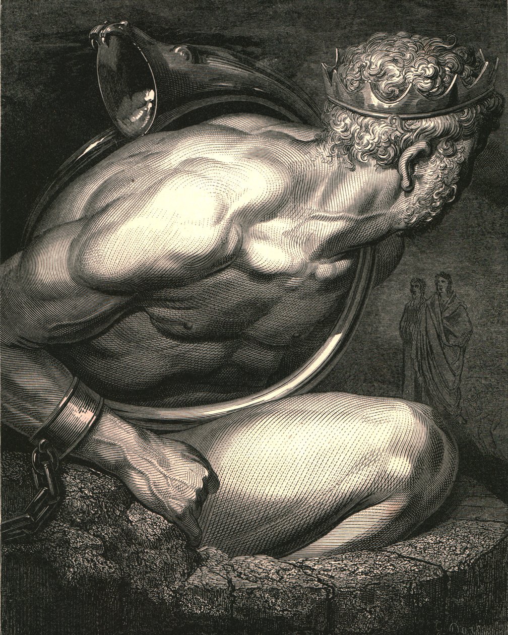O meningsløse ånd! lad dit horn for dig tyde, c1890. af Gustave Dore
