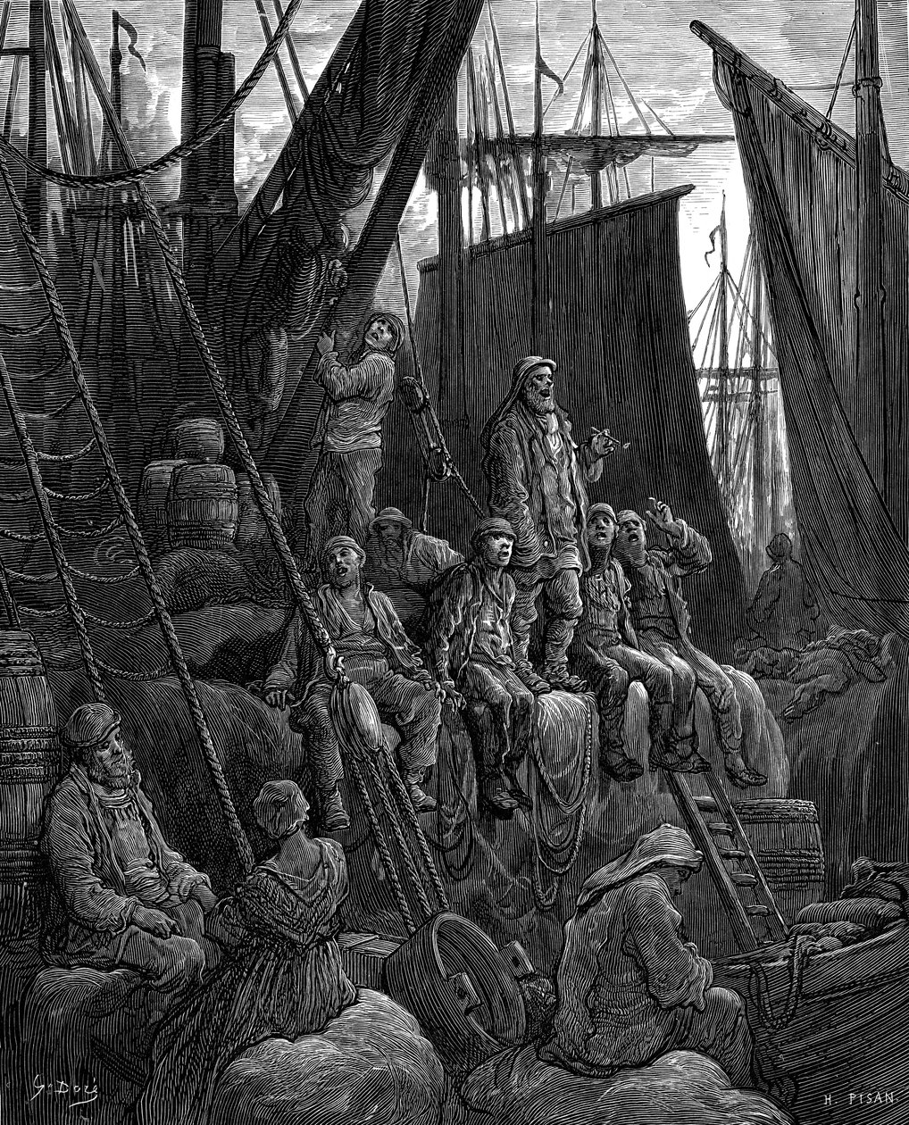 Off Billingsgate af Gustave Doré af Gustave Dore