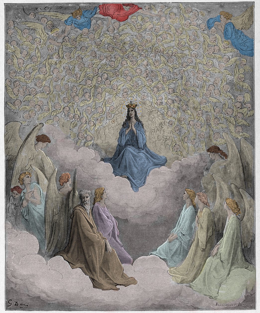 Paradiso, Canto 31: The queen of heaven - af Dante Alighieri af Gustave Dore