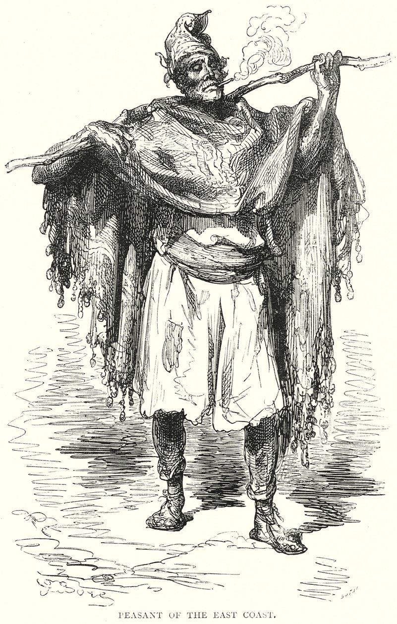 Bonde på østkysten (kobberstik) af Gustave Dore