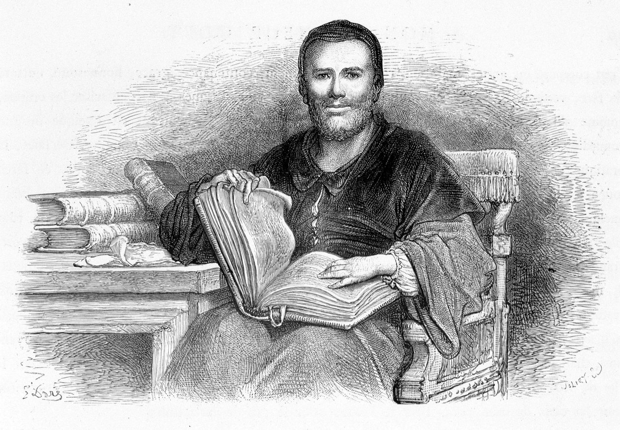Portræt af Rabelais - af Gustave Doré af Gustave Dore
