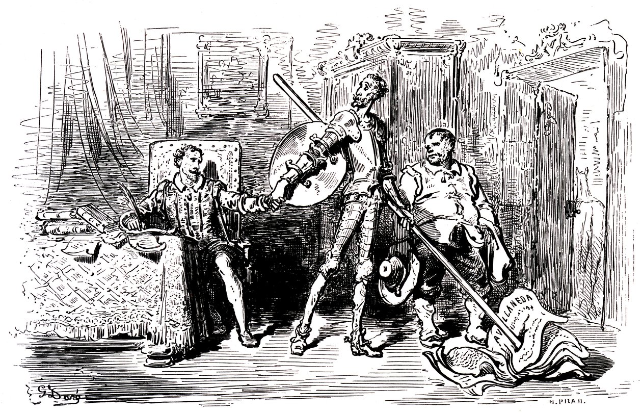 Prolog til Don Quijotes eventyr af Gustave Dore