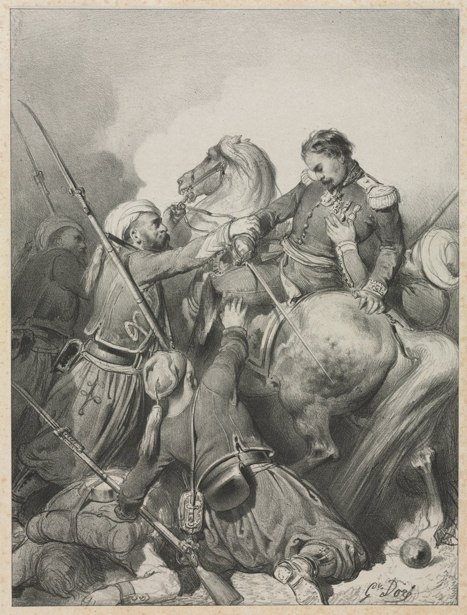 sardinsk officer af Gustave Dore