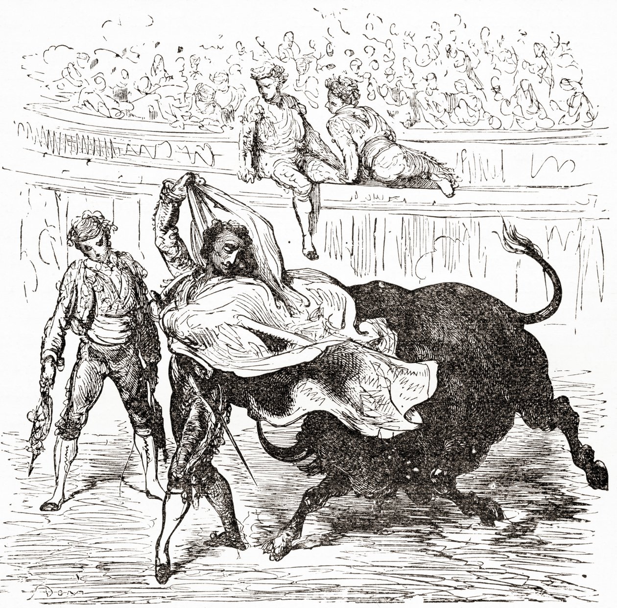Spanien. Fra Life and Reminiscences of Gustave Dore, udgivet i 1885. af Gustave Dore