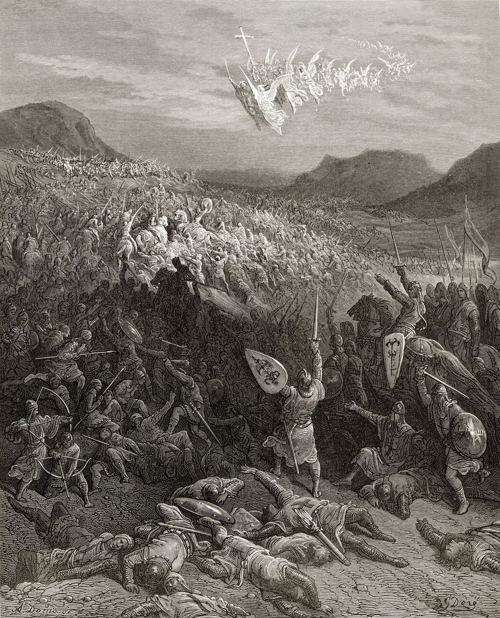 Slaget ved Nicaea i 1097, illustration fra 