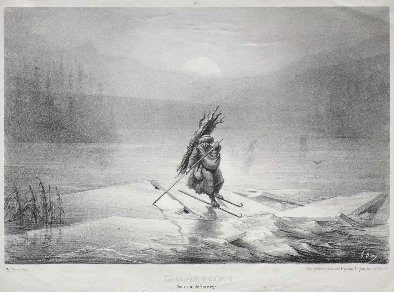 The Breaking Ice, Souvenir fra Norge af Gustave Dore