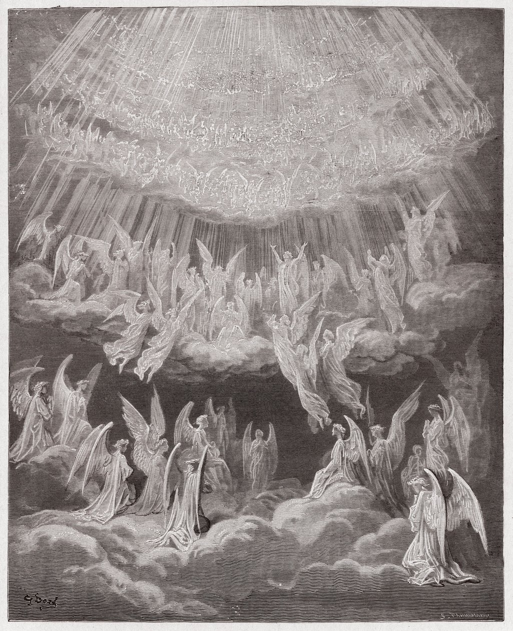 Den guddommelige komedie af Gustave Dore
