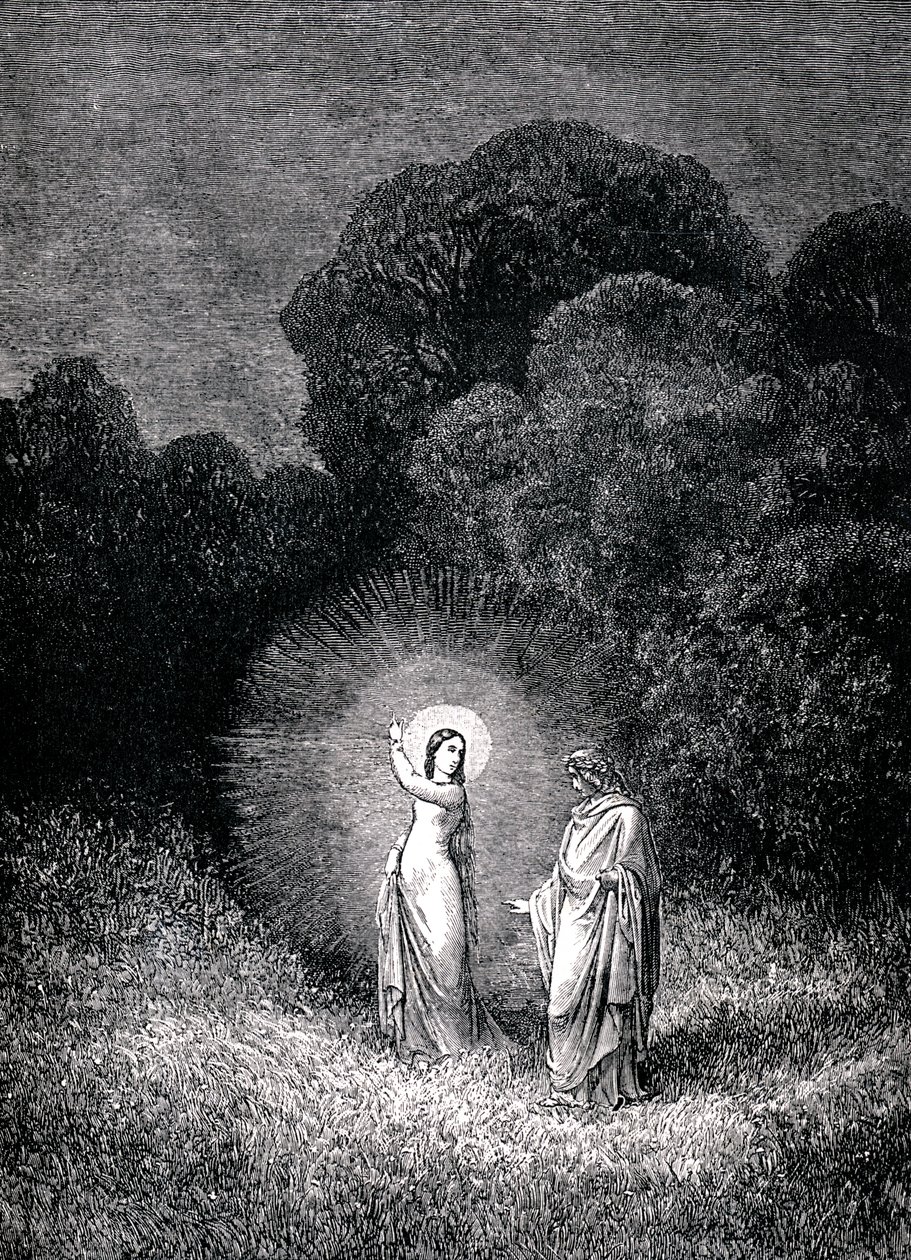 Den guddommelige komedie Helvede af Gustave Dore
