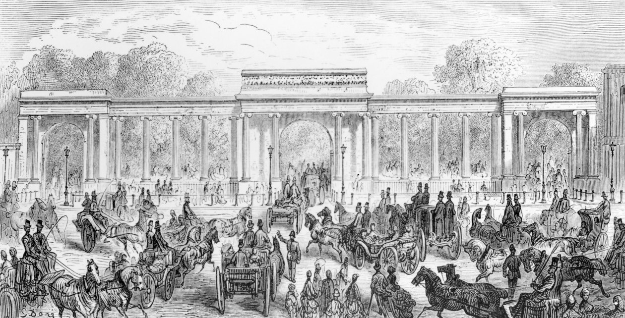 Indgangen til Hyde Park, fra 