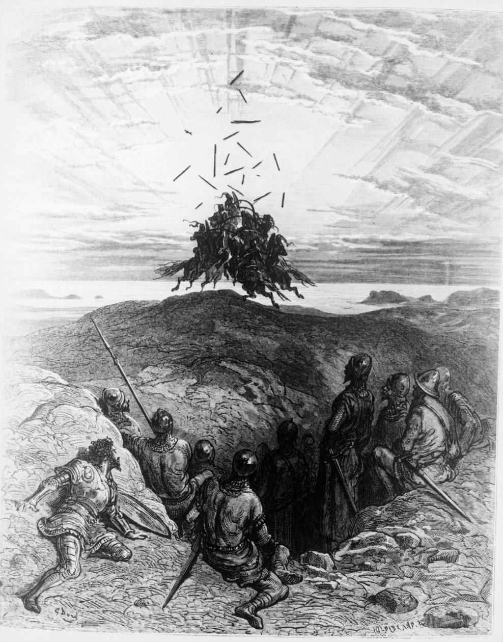 Orlandos vanvid af Gustave Dore