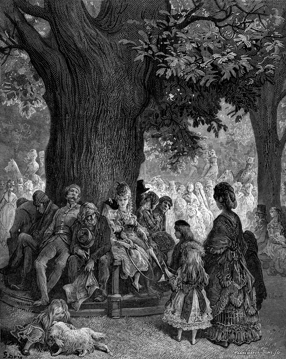 Det store træ - Kensington Gardens af Gustave Doré af Gustave Dore