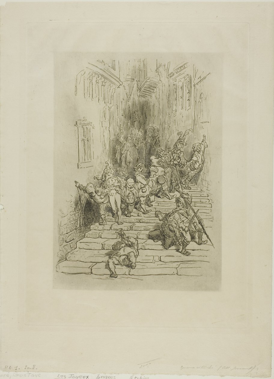 De glade drukkenbolte af Gustave Dore