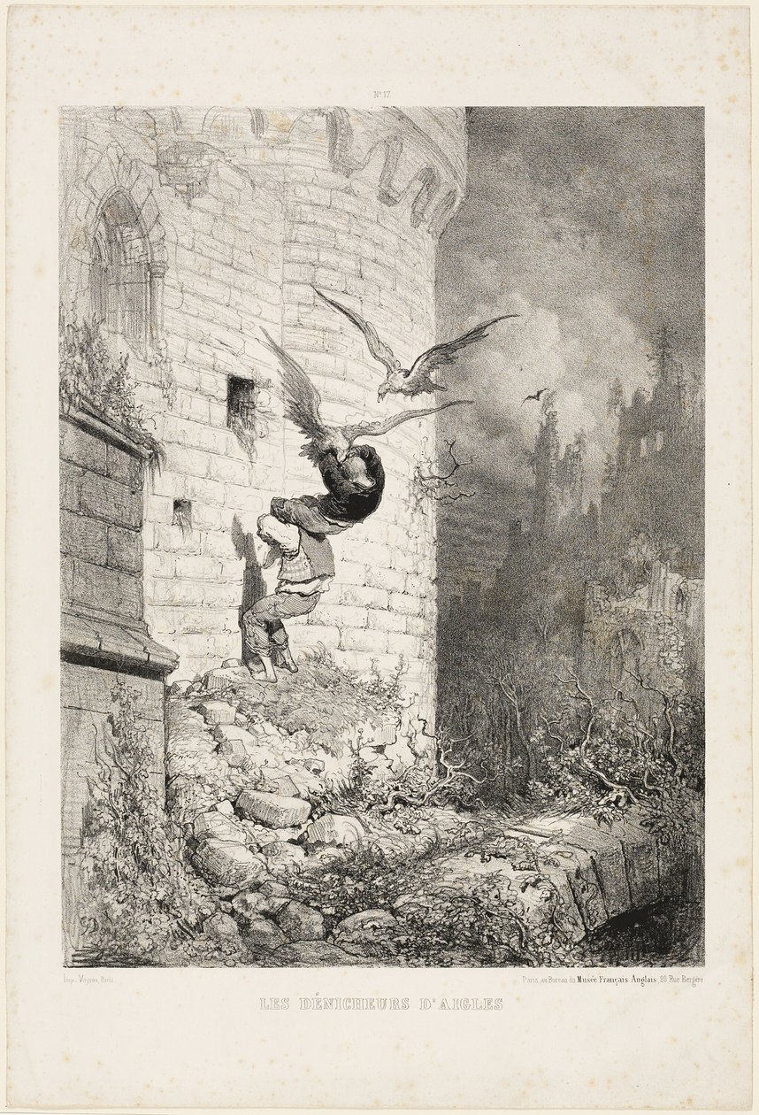 Jægerne af ørnereder af Gustave Dore