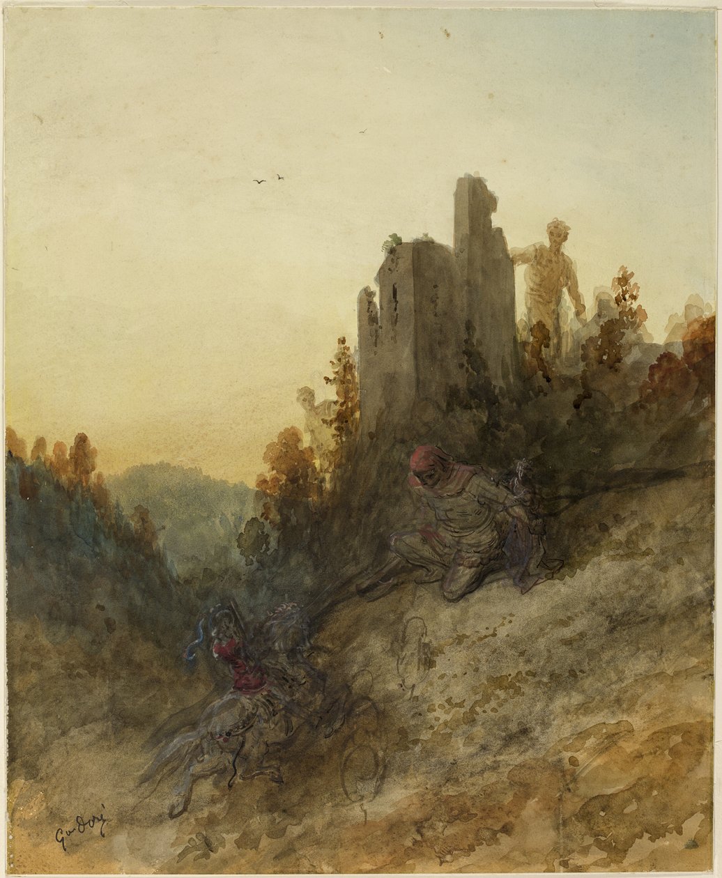 Prinsessen holdes fanget af Gustave Dore
