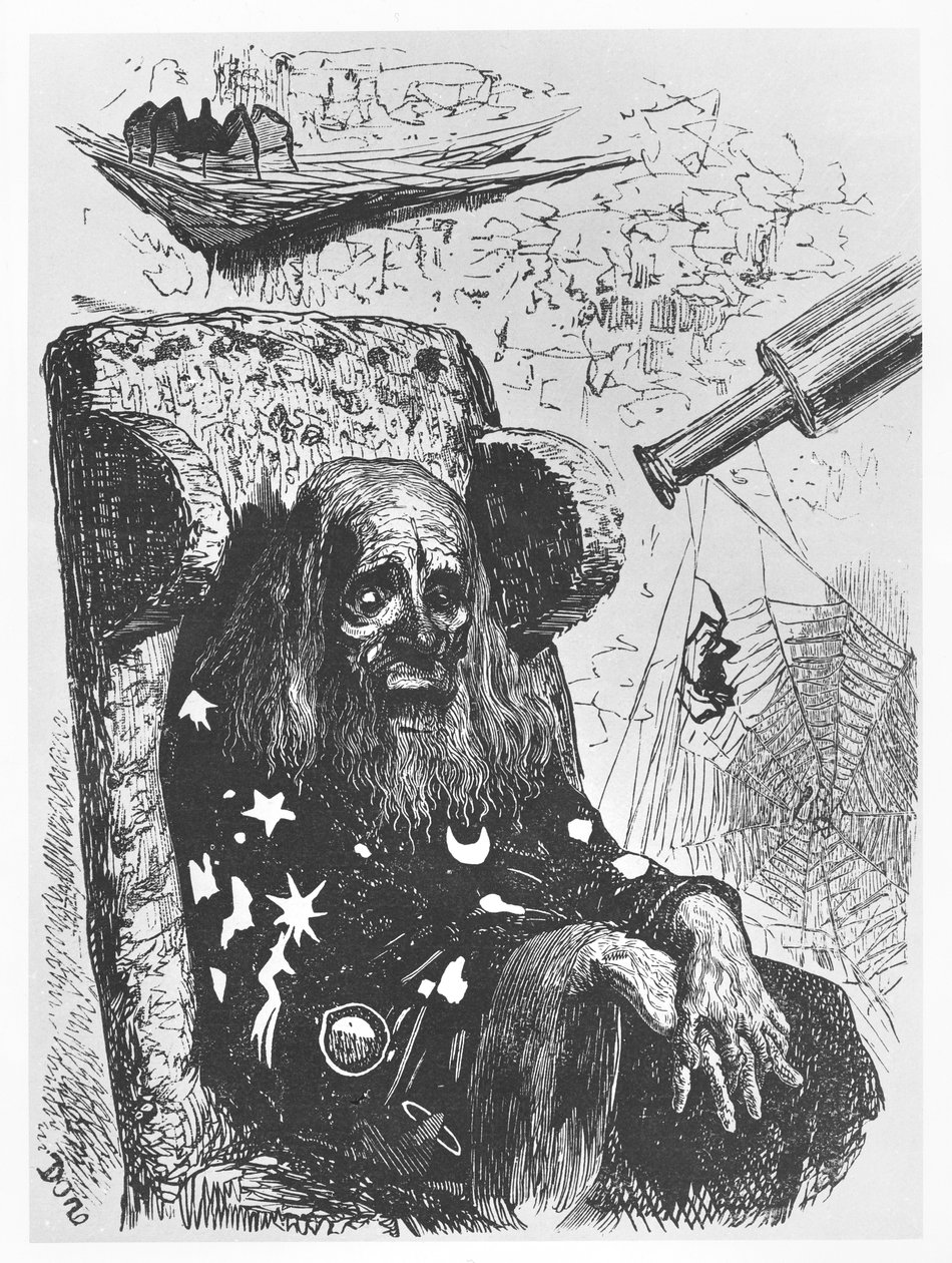 Astrologen Herr Trippa, illustration fra 