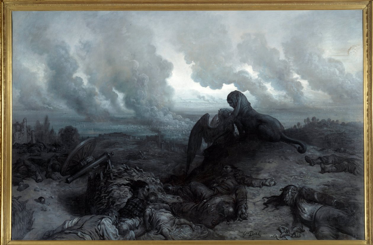 Gåden. Maleri af Gustave Dore (1832 - 1883) af Gustave Dore
