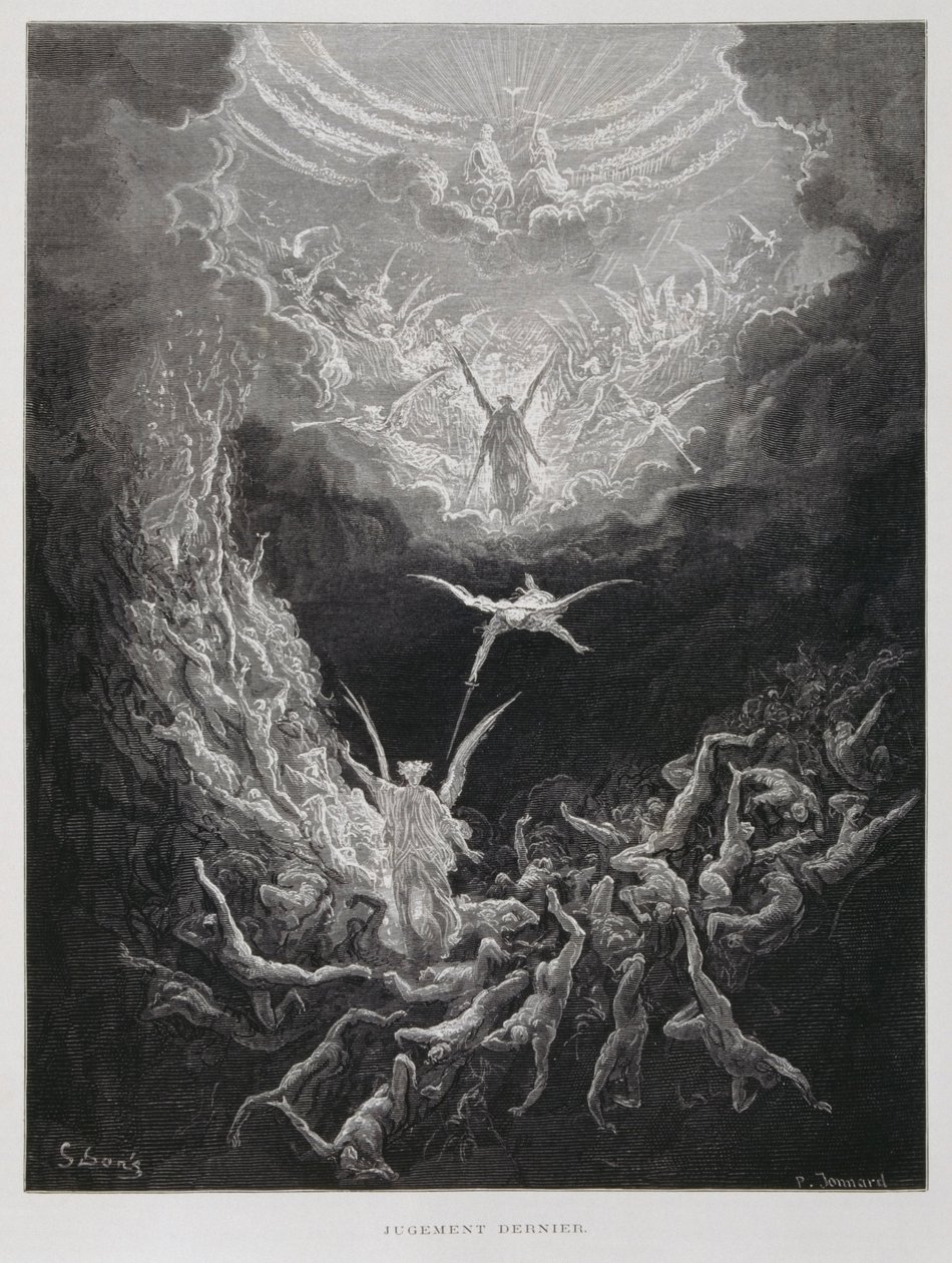 Den sidste dom, Illustration fra Dore-bibelen af Gustave Dore