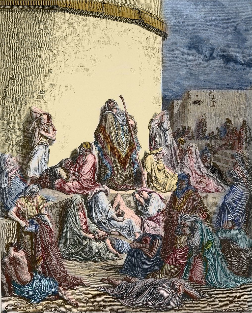 Israels folk sørger over Jerusalem - Gamle Testamente - Jeremias
