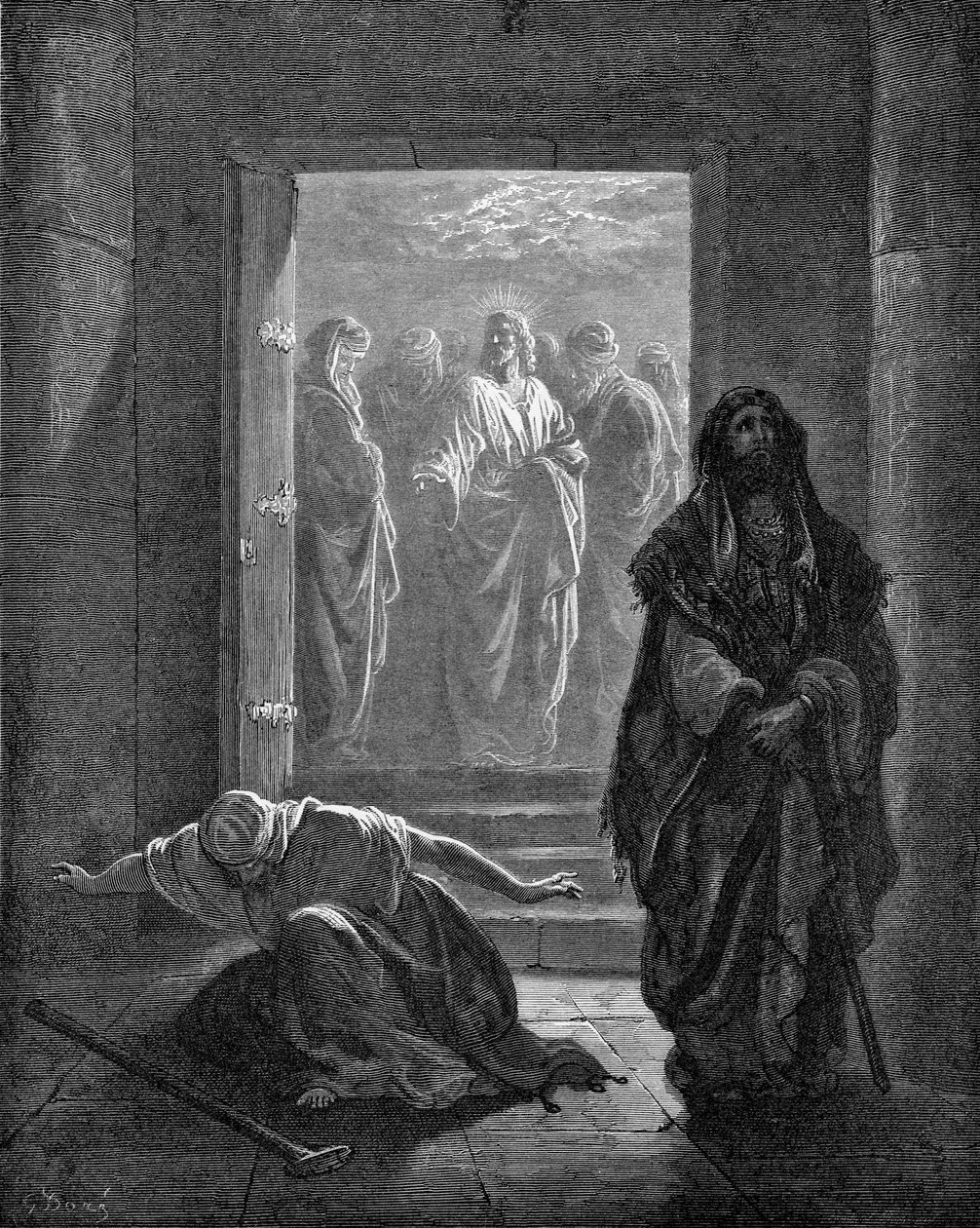 Farisæeren og tolderen af Gustave Dore