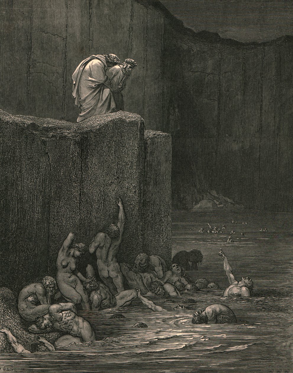 Hvorfor grådigt bøjer således mere på mig, c1890. af Gustave Dore