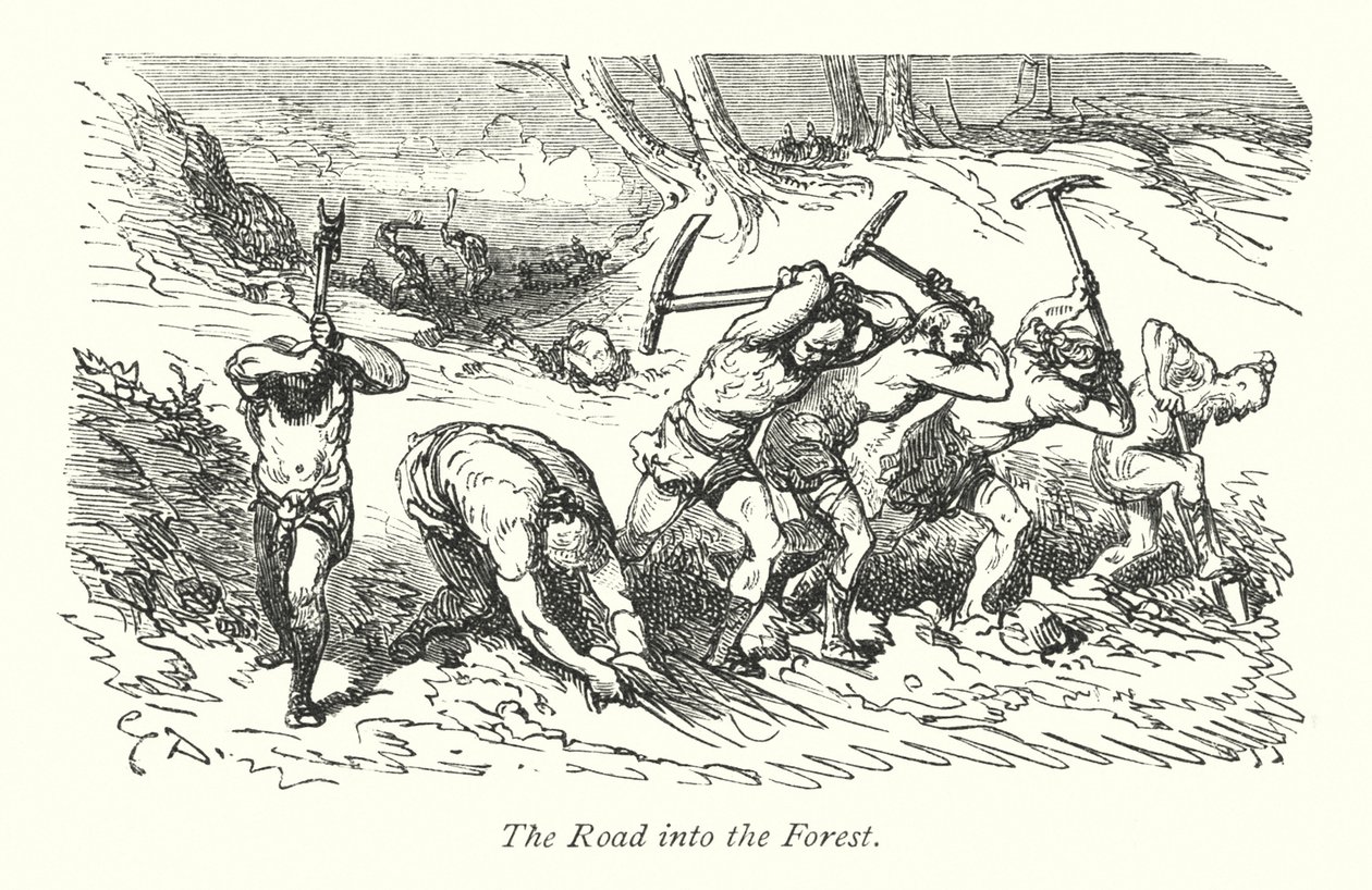 Windsor Forest (engraving) af Gustave Dore