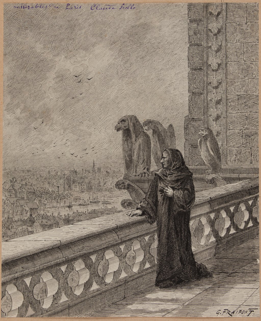 Claude Frollo. af Gustave Fraipont