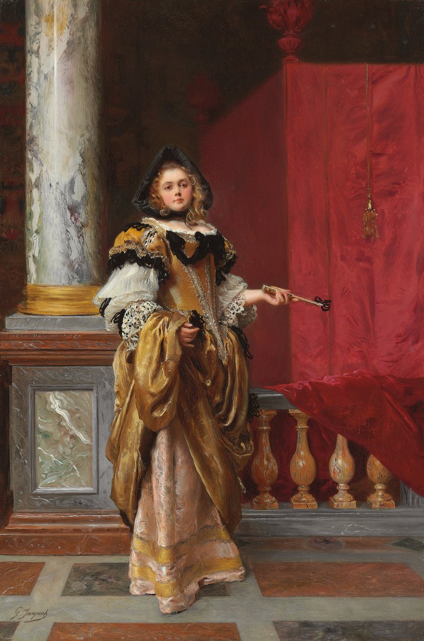 Ankomst til bal af Gustave Jacquet
