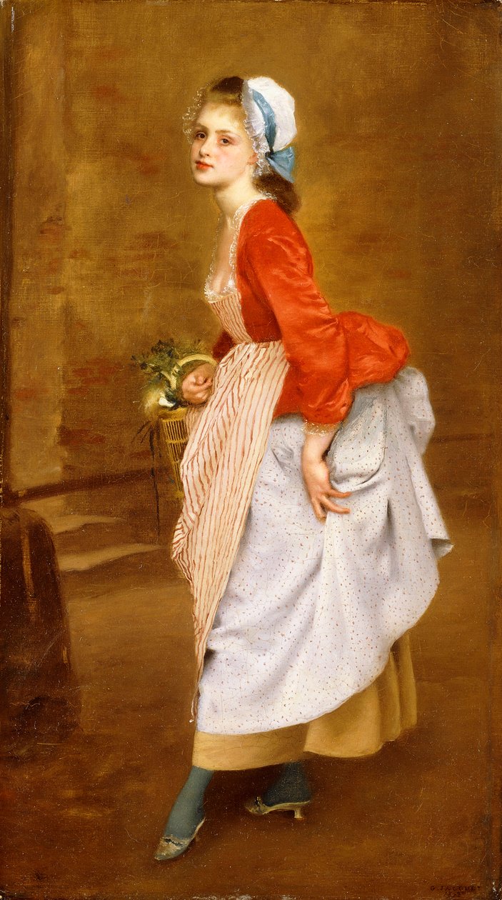 Kammerpigen, 1872 af Gustave Jacquet