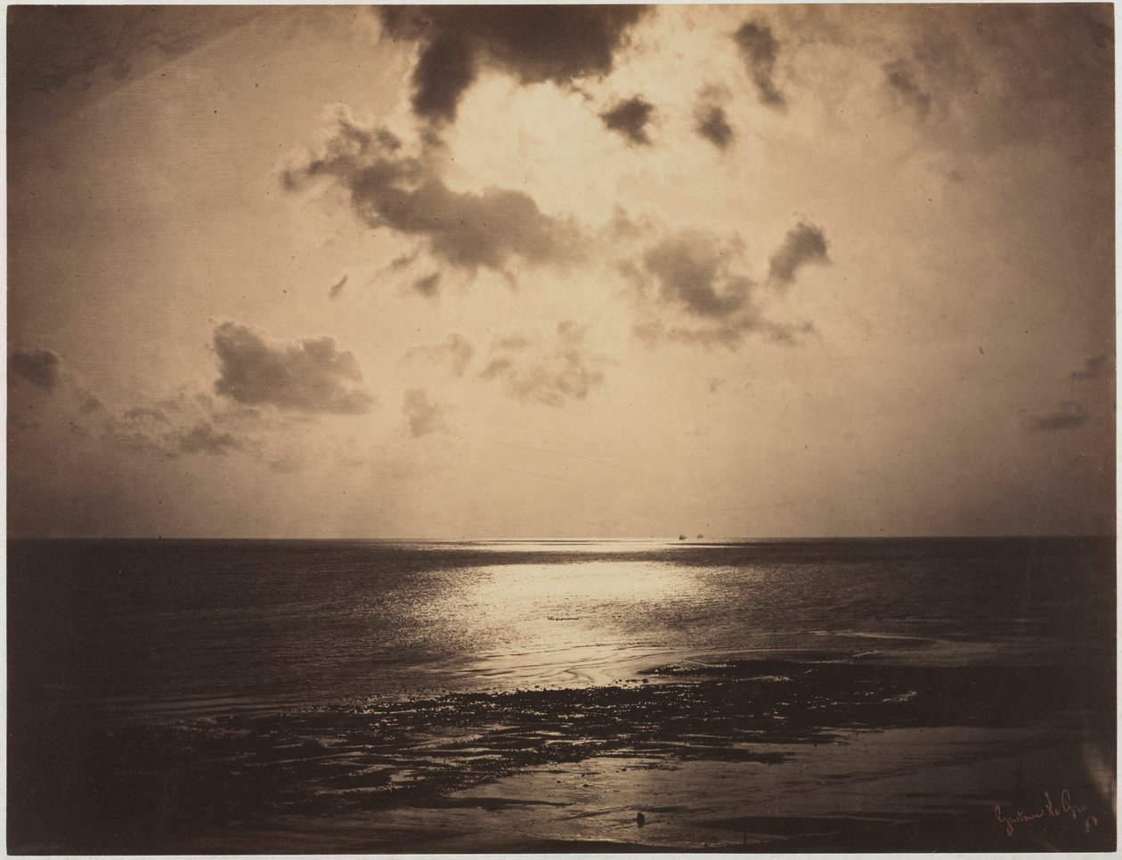 En virkning af solen, Normandiet af Gustave Le Gray