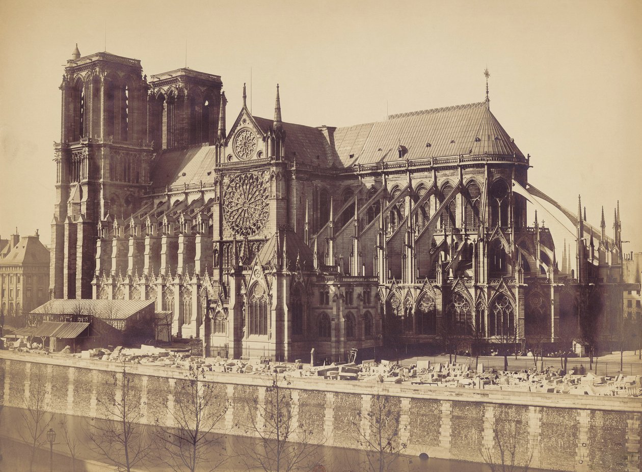 Notre-Dame de Paris-katedralen af Gustave Le Gray