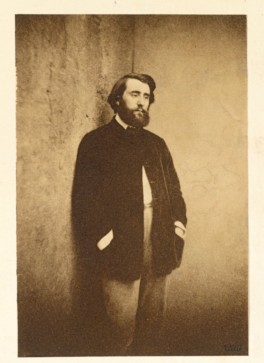 Portræt af Edmond Cottinet (1824-1895) af Gustave Le Gray