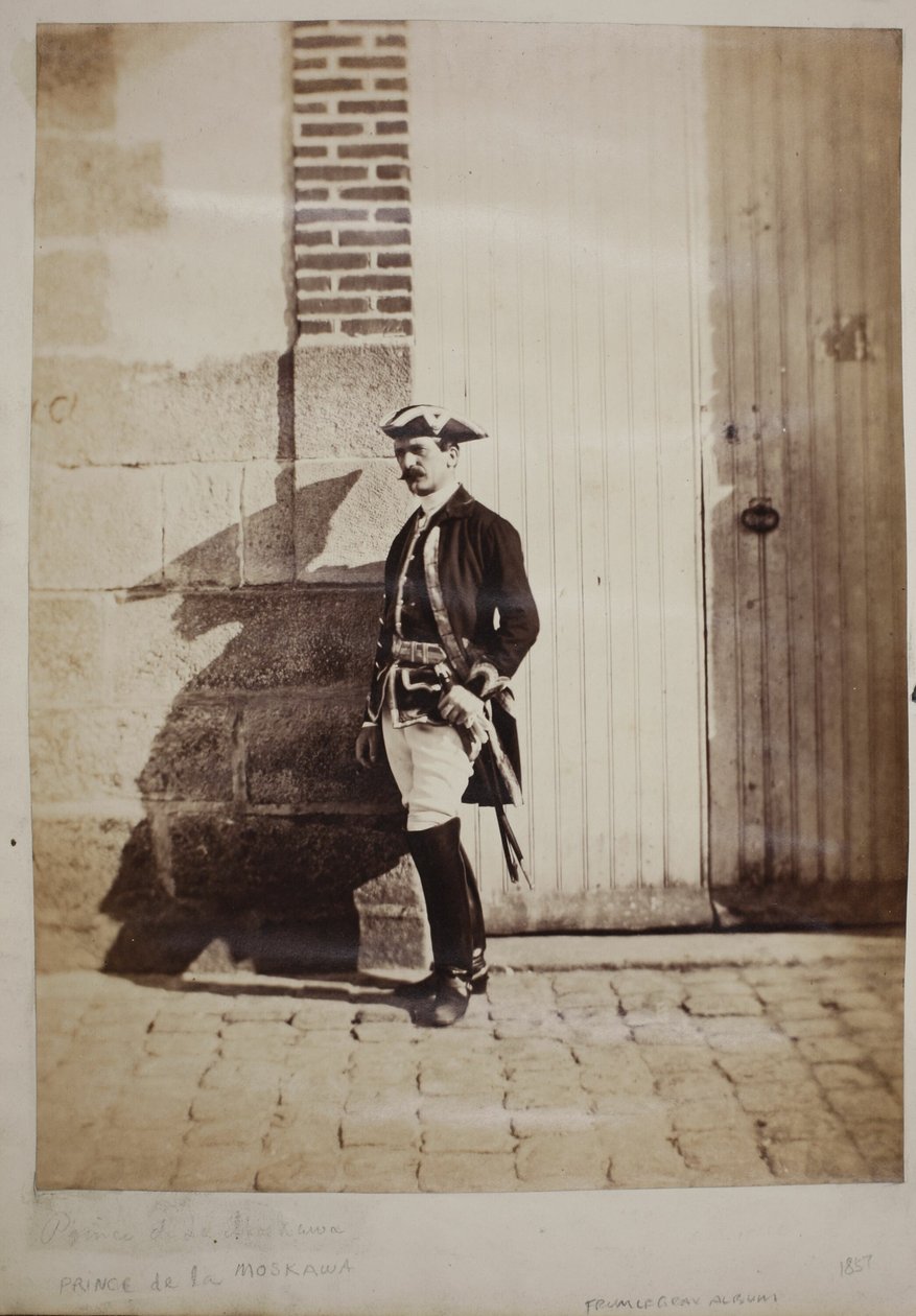 Prins Moskova i Chalons af Gustave Le Gray
