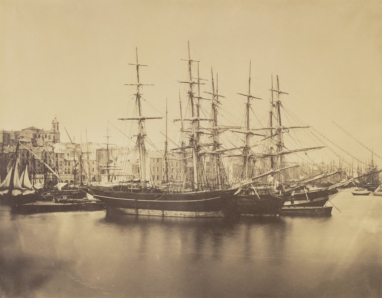 Skibe i havnen, Sète af Gustave Le Gray
