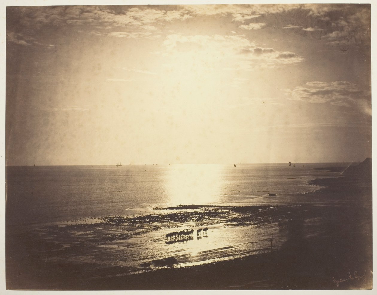 Den Haloed Sol af Gustave Le Gray