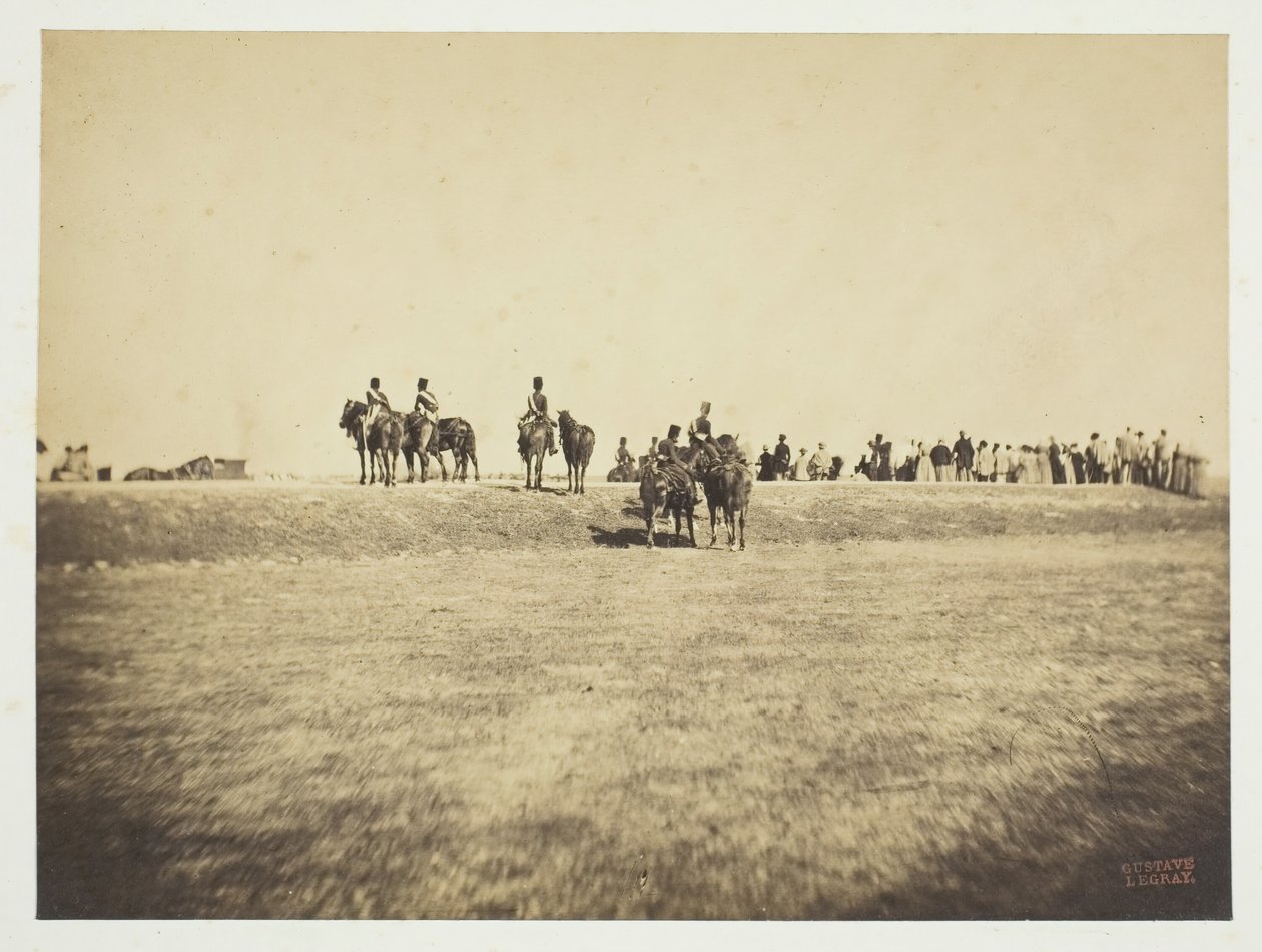 Uden titel [kavaleri], 1857. af Gustave Le Gray
