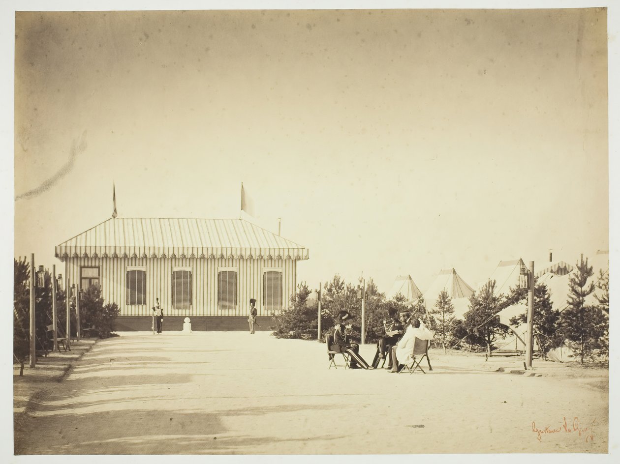 Uden titel [officerer], 1857. af Gustave Le Gray