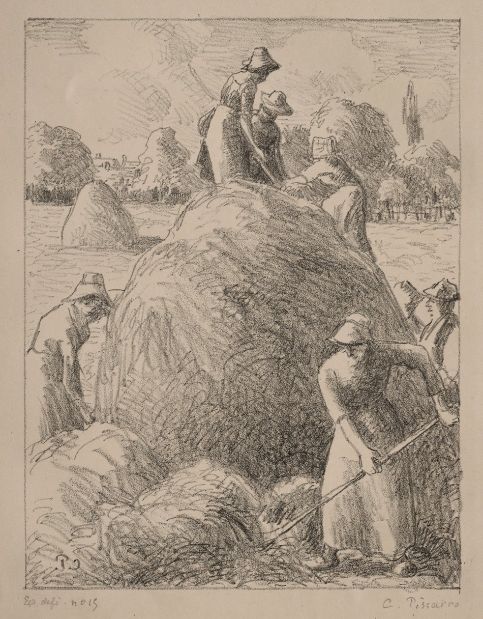 Hømagere af Eragny af Gustave Leheutre