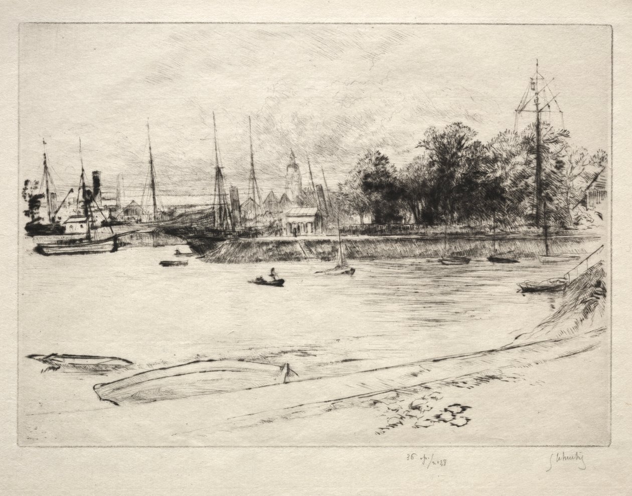 Semaforhaven af Gustave Leheutre