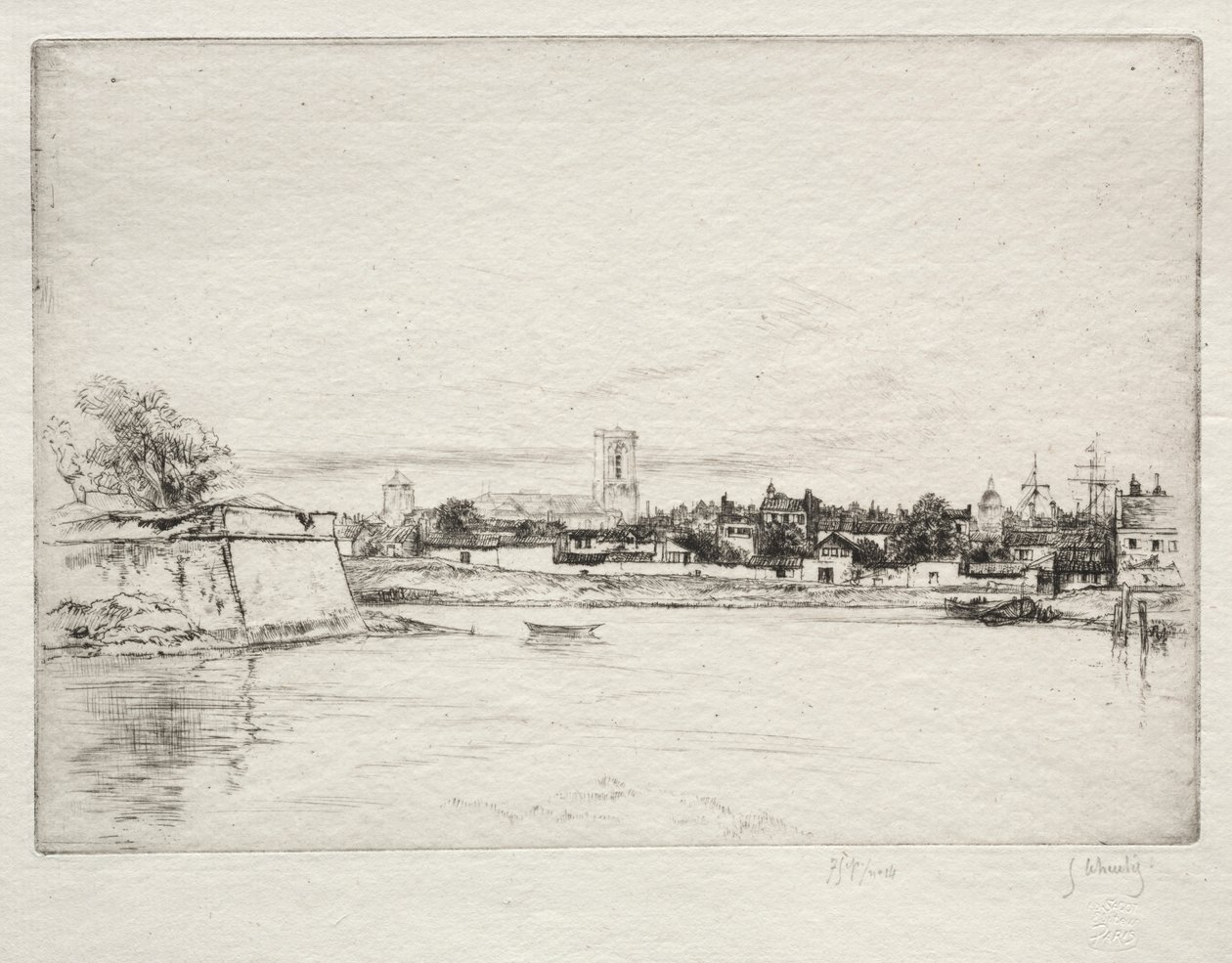 Le Petit St. Eloi, La Rochelle af Gustave Leheutre