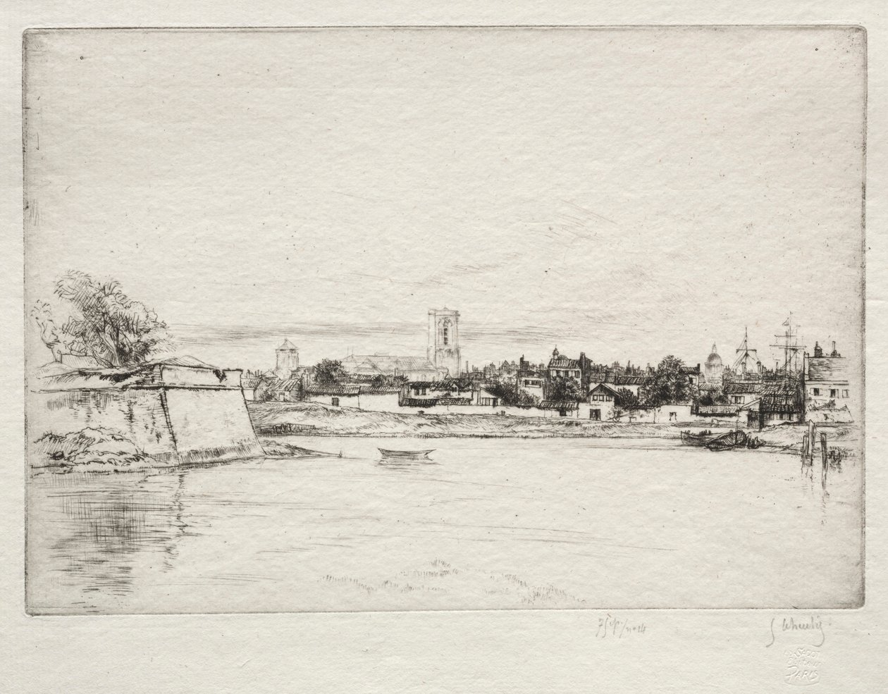Le Petit St. Eloi, La Rochelle. af Gustave Leheutre