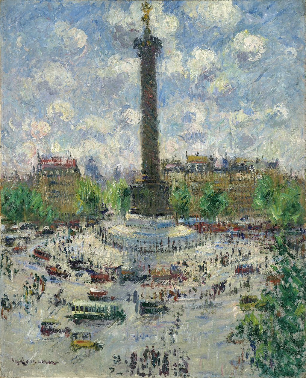 Place de la Bastille, ca. 1922 af Gustave Loiseau