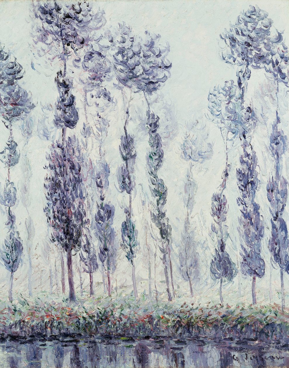 Popler på Eure, 1900 af Gustave Loiseau