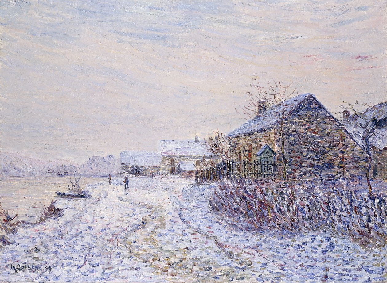 Sne ved Tournedos-sur-Seine, 1899 af Gustave Loiseau