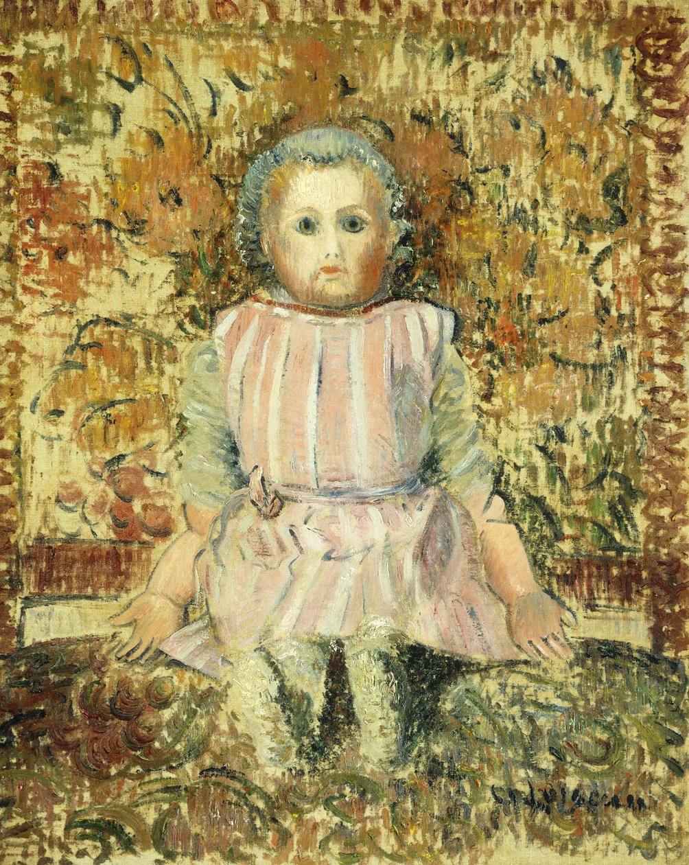 Dukken; Dukken, ca. 1919 af Gustave Loiseau