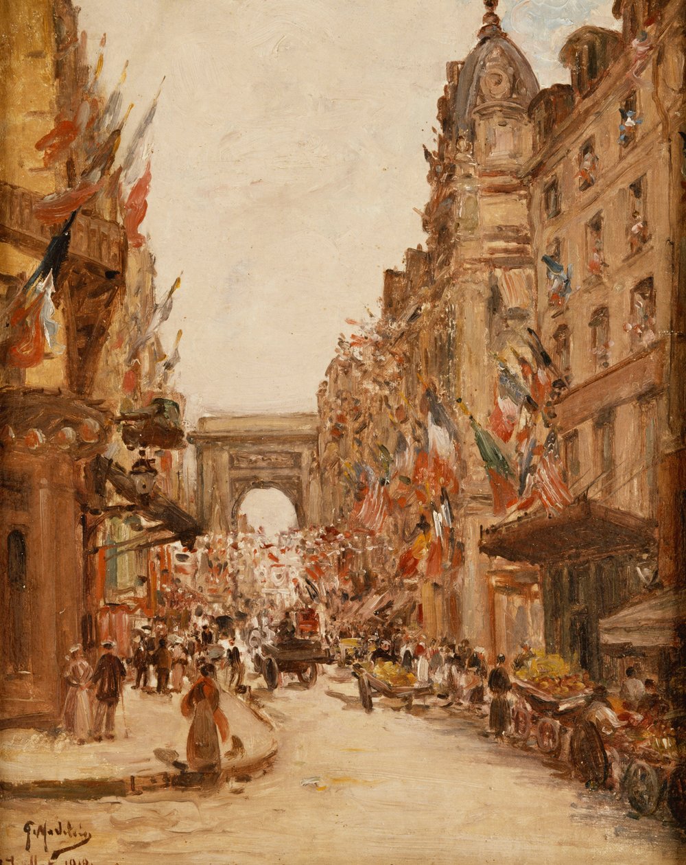 Bastilledagen af Gustave Madelein