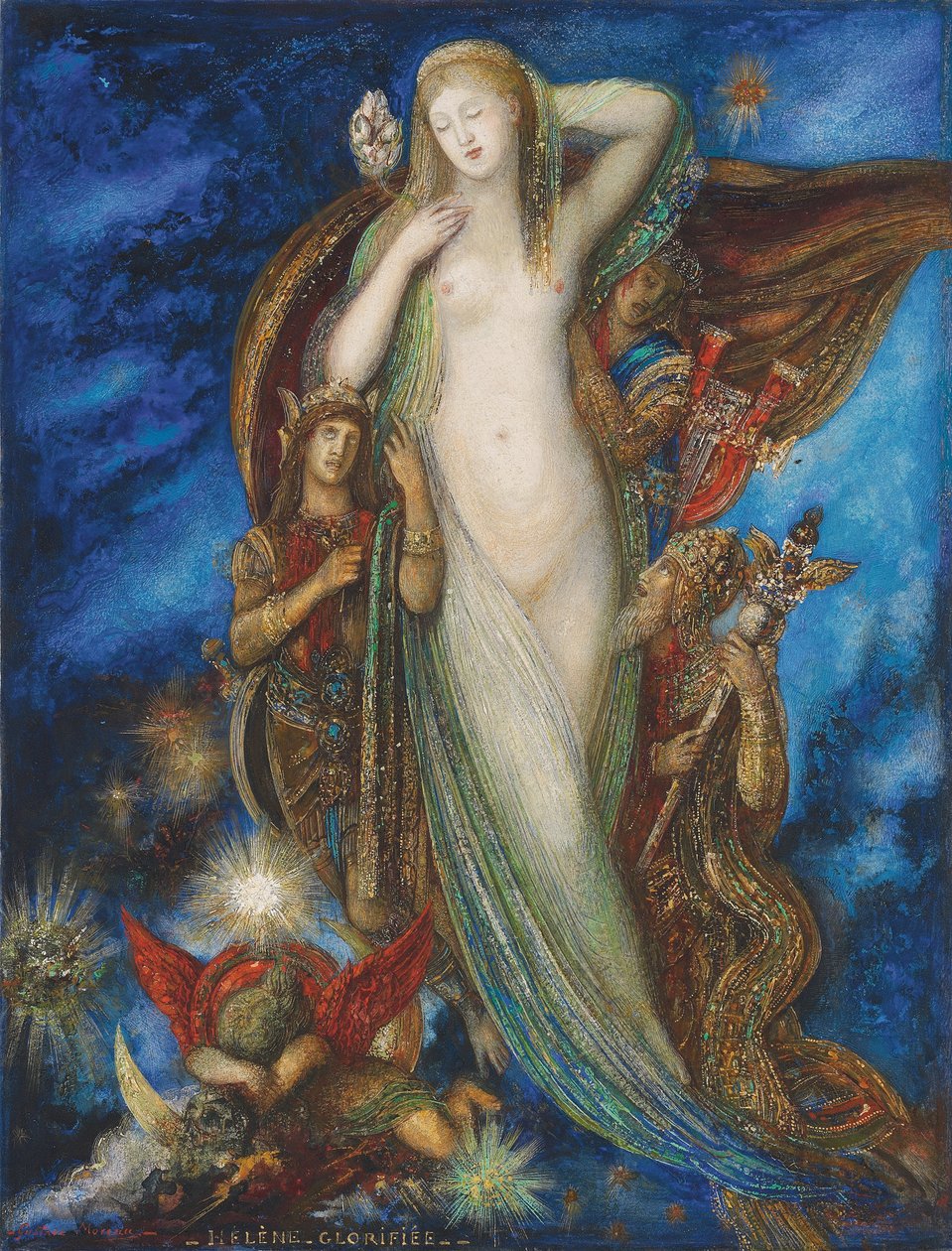 Helen Glorified, 1896 af Gustave Moreau