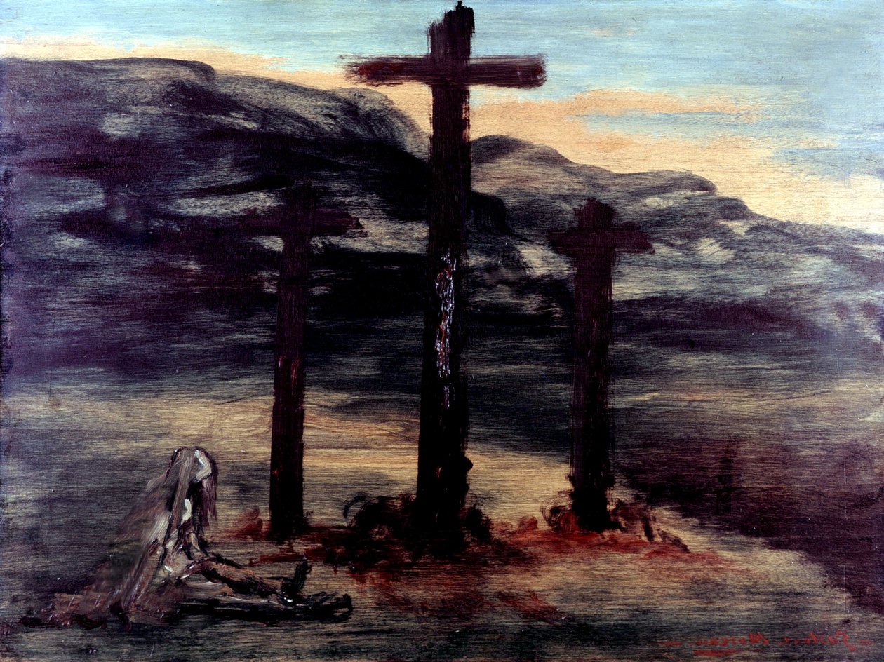 Madeleine på Golgata af Gustave Moreau