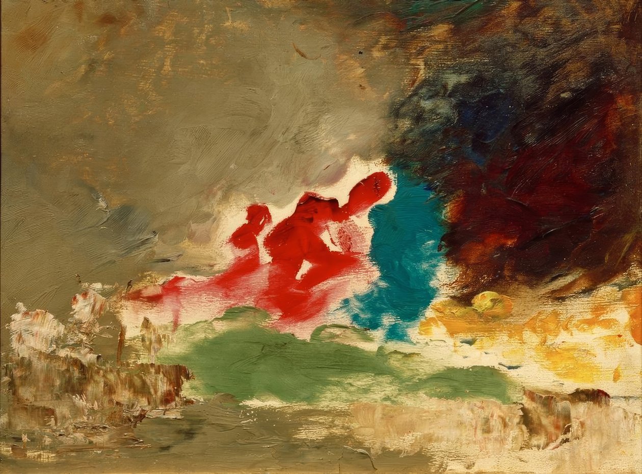 Uden titel (farveskitse) af Gustave Moreau