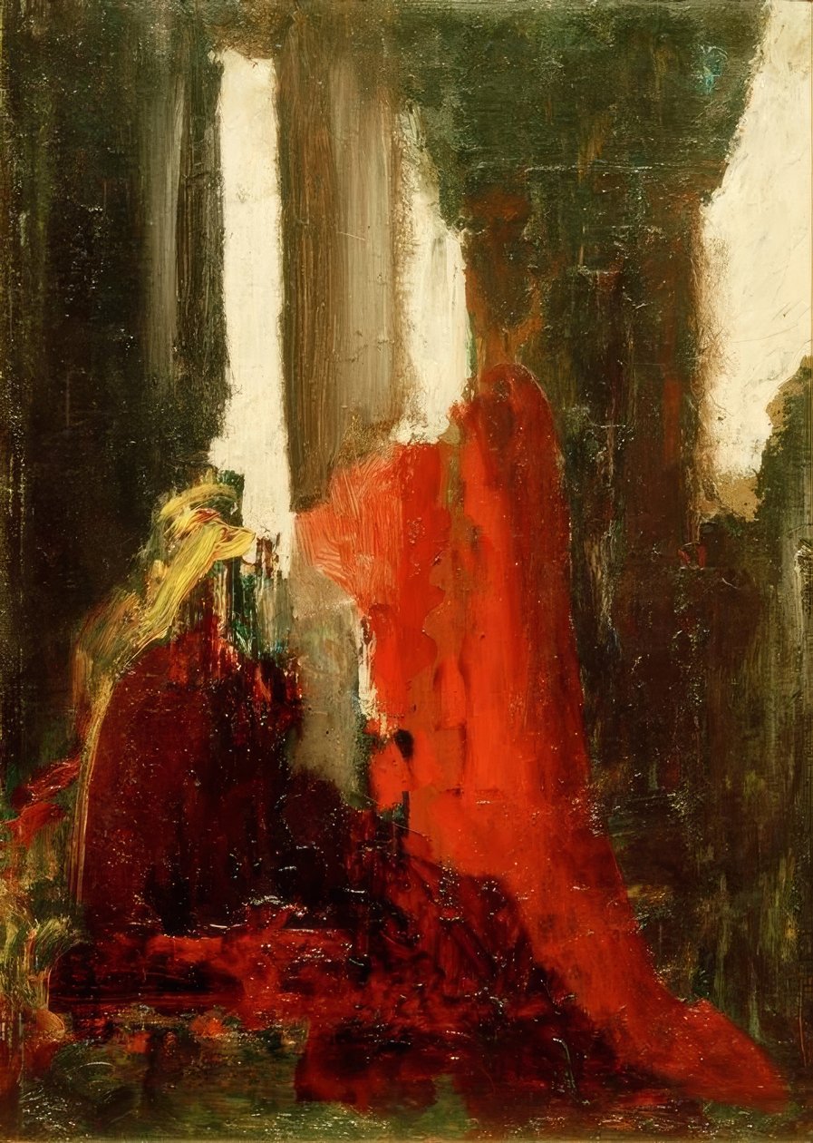 Uden titel (farveskitse) af Gustave Moreau